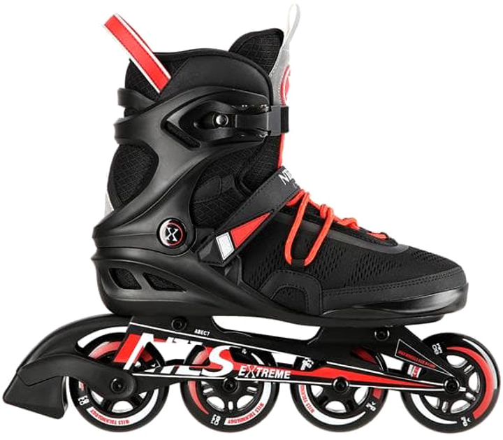 Rolki Nils Extreme Czarne 43 (5907695520026) - obraz 3