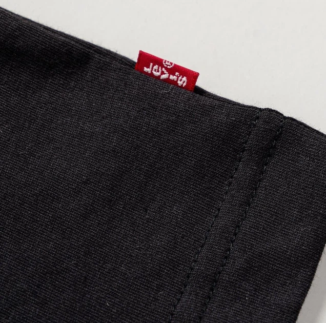 Koszulka z długim rękawem młodzieżowa chłopięca Levi's 9EJ331-K84 14A 158-164 cm Czarna (3666643021498) - obraz 3