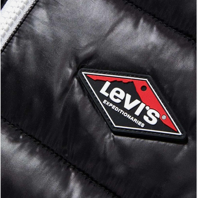 Підліткова зимова стьобана куртка для хлопчика Levi's 9EF434-023 10A 134-140 см Чорна (3666643023676) - зображення 3