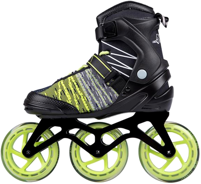 Rolki Nils Extreme Czarno-Zielone 40 (5907695545876) - obraz 3