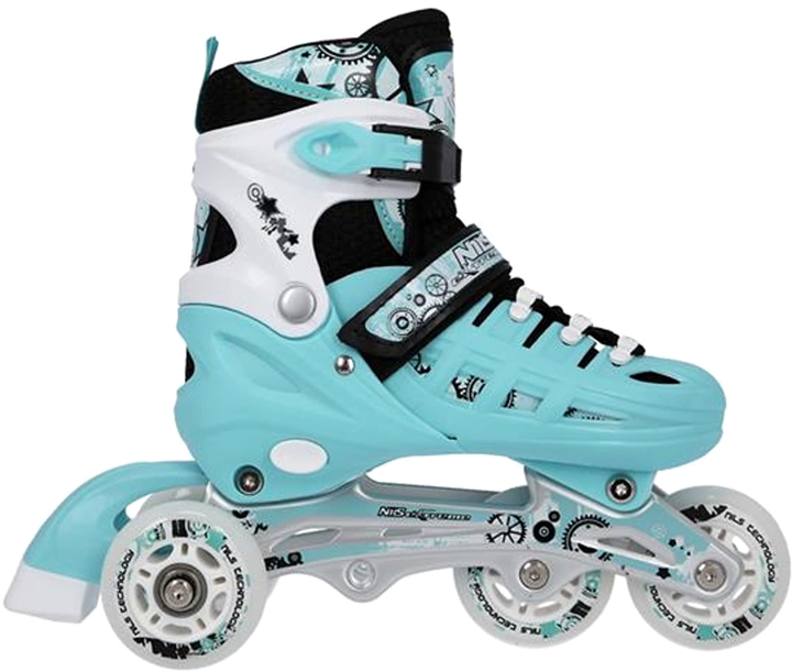 Rolki Nils Extreme 4 w 1 z wymienną płozą hokejową Miętowe L 39-42 (5907695532807) - obraz 4