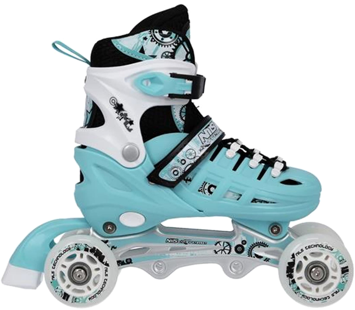 Rolki Nils Extreme 4 w 1 z wymienną płozą hokejową Miętowe L 39-42 (5907695532807) - obraz 5