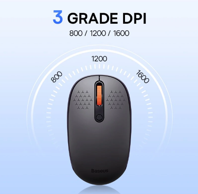 Беспроводная мышка Baseus F01A Wireless Mouse 2.4GHz - изображение 4