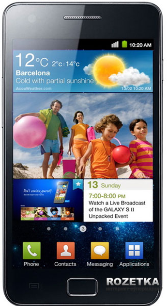 Мобильный телефон Samsung Galaxy S II I9100 Black – фото, отзывы ...