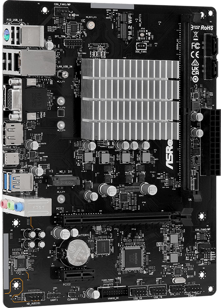 Płyta główna ASRock N100M (Intel Processor N100, SoC, PCI-Ex16) (90-MXBK80-A0UAYZ) - obraz 2