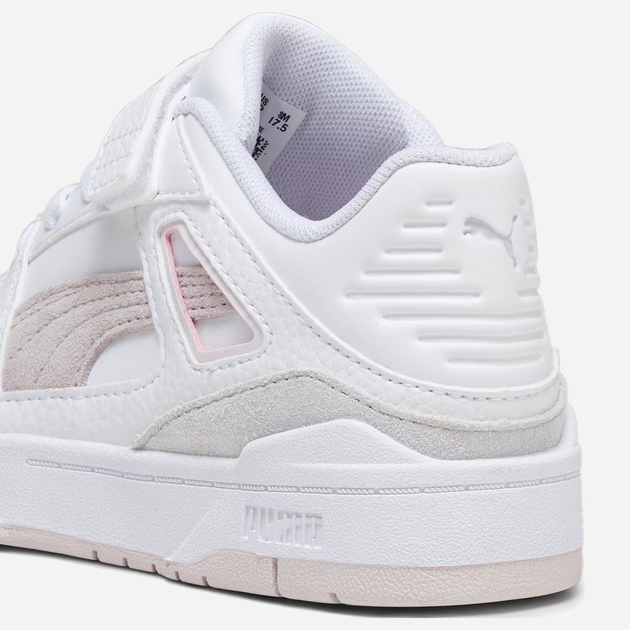 Sneakersy dziecięce dla dziewczynki na rzepy Puma 394342-01 32 Białe (4099683109076) - obraz 4