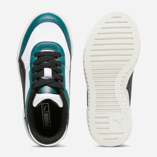 Sneakersy chłopięce Puma 394392-01 34 Biały/Zielony (4099683133071) - obraz 3