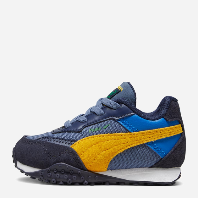 Buty sportowe chłopięce Puma 394725-03 23 Granatowy/Żółty (4099683211250) - obraz 1