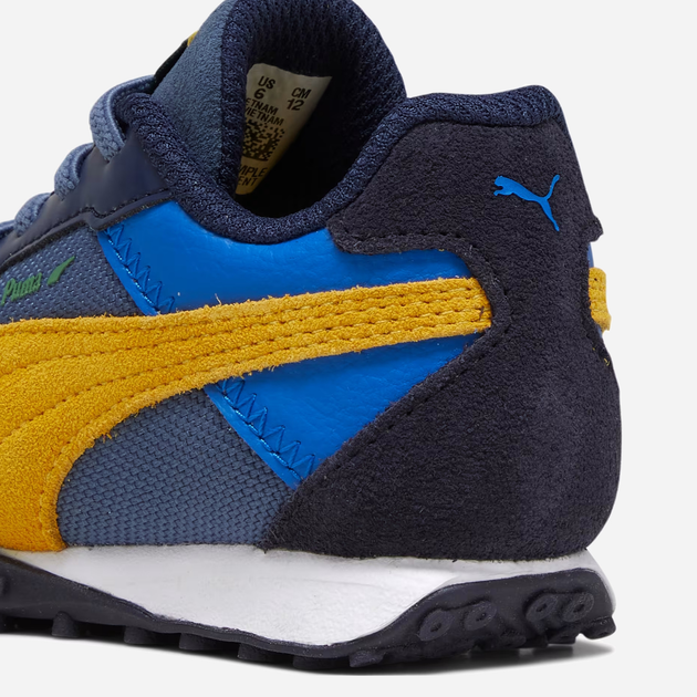 Дитячі кросівки для хлопчика Puma 394725-03 25 Темно-синій/Жовтий (4099683211274) - зображення 4