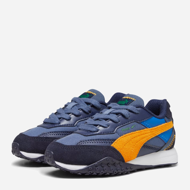 Дитячі кросівки для хлопчика Puma 394724-03 34 Темно-синій/Жовтий (4099683212646) - зображення 2