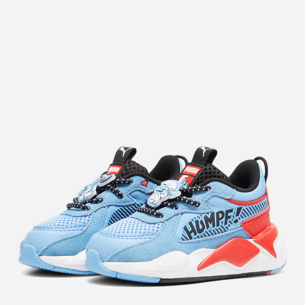 Buty sportowe chłopięce Puma 394785-01 24 Niebieski/Czerwony (4099683344309) - obraz 2