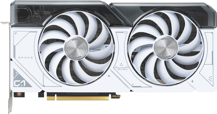 Karta graficzna ASUS PCI-Ex GeForce RTX 4070 Super Dual White 12GB GDDR6X (192bit) (2505/21000) (HDMI, 3 x DisplayPort) (90YV0K85-M0NA00) - obraz 1