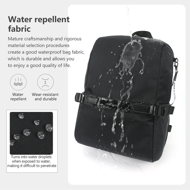 Рюкзак Tigernu T-B9511 15" Black - зображення 8