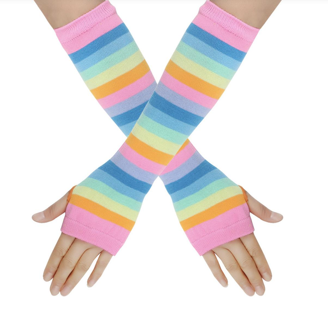 Гетры на руки Home Socks Нарукавники Цветные Розовый манжет от продавца ...