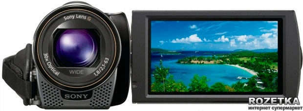 Видеокамера Sony HDR-CX130 Black (Русское меню!) – фото, отзывы