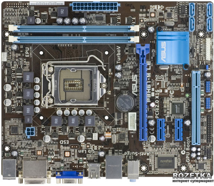 Материнская плата Asus P8H61-M LE (s1155, Intel H61, PCI-Ex16) – фото ...
