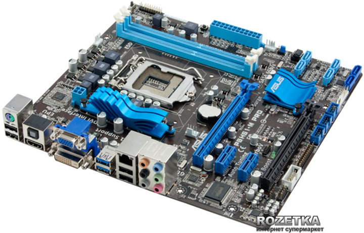 Материнская Плата Asus P8H61-M PRO (S1155, Intel H61, 2xPCI-Ex16.