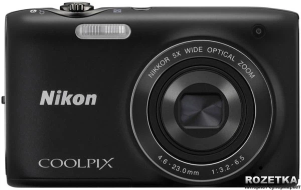 Фотоапарат Nikon Coolpix S3100 Black купити на ROZETKA | Чудова