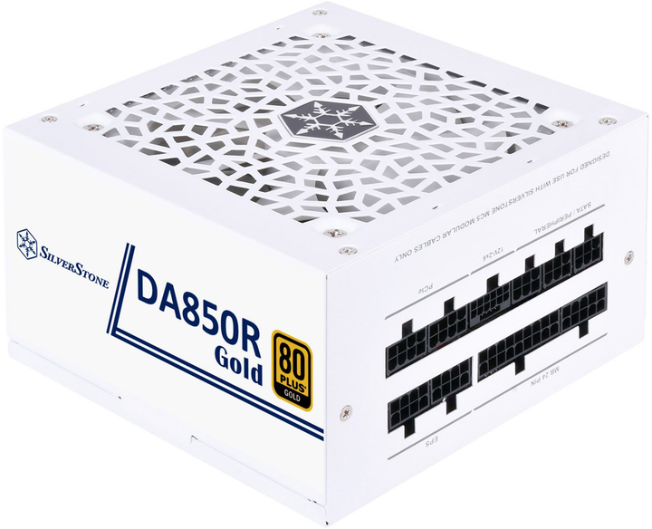 Zasilacz SilverStone DA850R Gold 850W White (SST-DA850R-GMA-WWW) - obraz 1