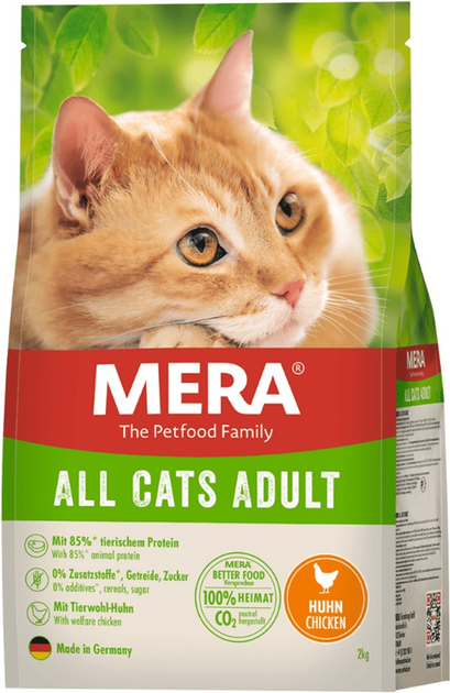 Sucha karma dla kotów Mera Cats All Adult z kurczakiem 2 kg (4025877384301) - obraz 1