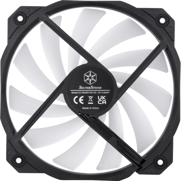 Wentylator Silverstone Shark Force 160 ARGB Black (4710679814650) - obraz 5