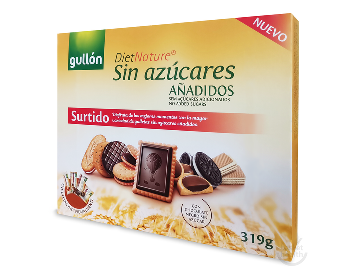 Печиво без цукру Асорті Diet Nature Gullon 319 г - зображення 3