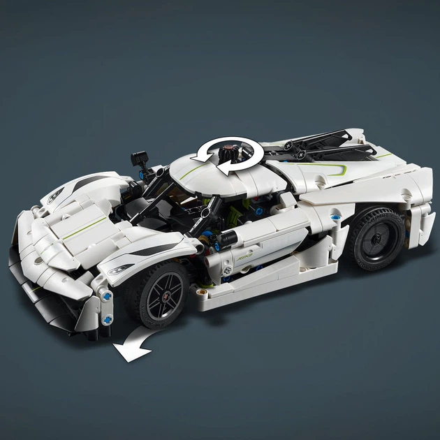 seseseako8まとめページ　5242　4214 Конструктор LEGO Technic Koenigsegg Jesko Absolut - Білий гіперкар