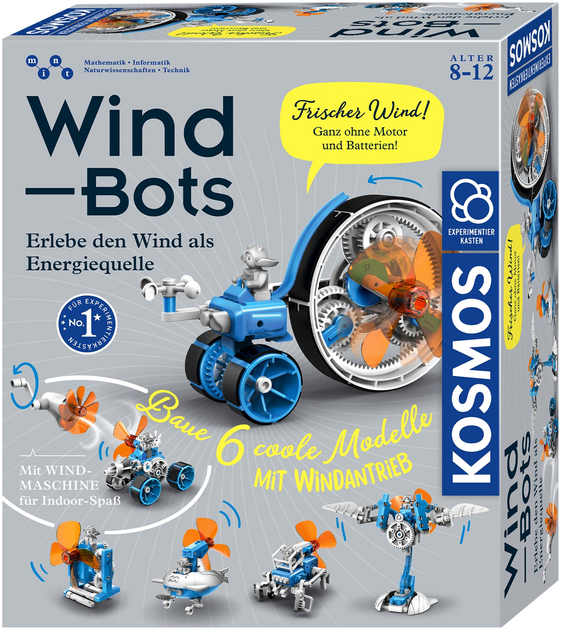 Zestaw do eksperymentów Kosmos Wind Bots (4002051621056) - obraz 1