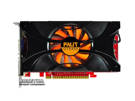 Видеокарта Palit PCI-Ex GeForce GTS450 Sonic 1024MB GDDR5 (128bit.