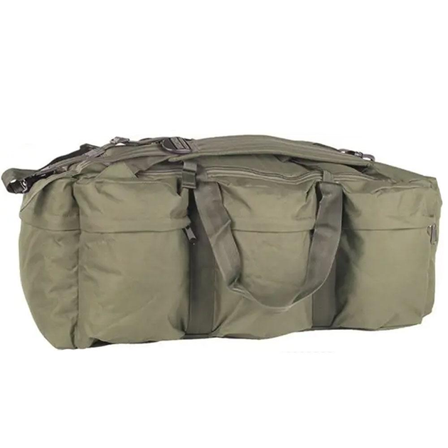 Баул 98л Mil-Tec Combat Duffle Bag Tap с регулируемыми лямками олива размер 85 x 34 x 29 - изображение 2