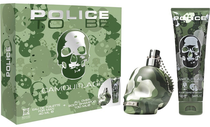 Zestaw męski Police To Be Camouflage Woda toaletowa 40 ml + Szampon do ciała 100 ml (0679602779364) - obraz 1