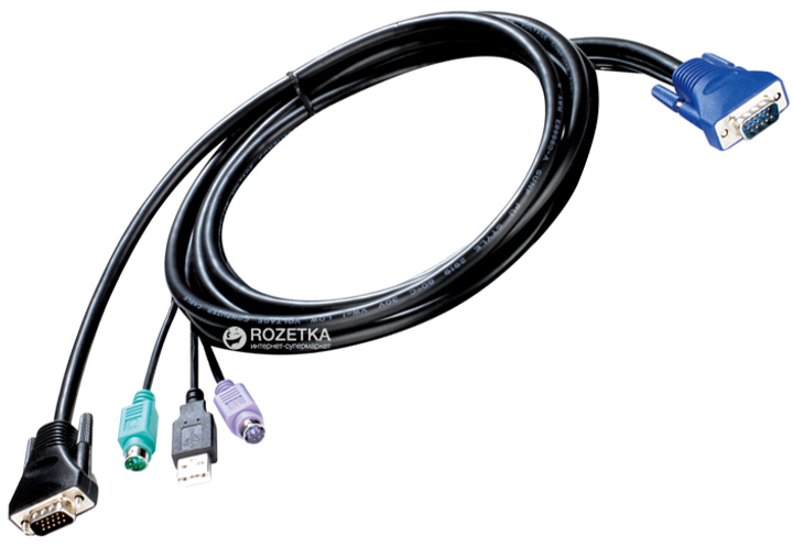 KVM-кабель D-Link KVM-401 PS/2-USB 1.8 м (KVM-401) – фото, отзывы ...