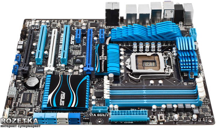 Материнская плата Asus P8Z68 Deluxe (s1155, Intel Z68, PCI-Ex16) – фото ...