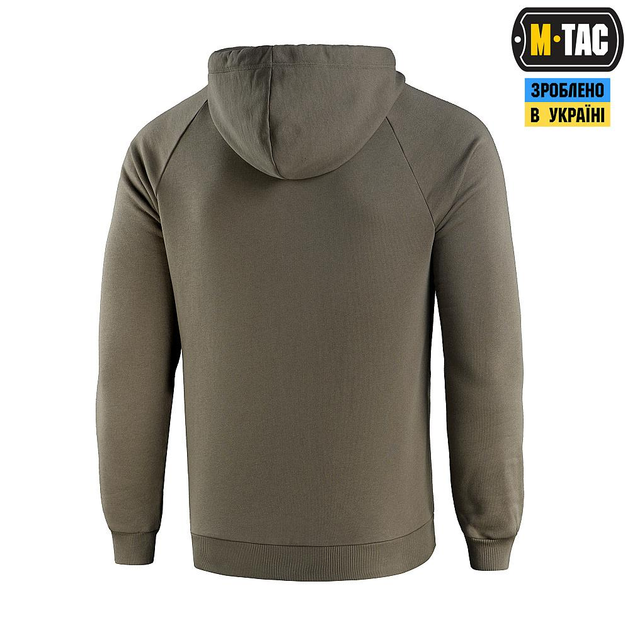 Кофта M-Tac Hoodie Cotton Raglan Dark Olive Размер M/R - изображение 2