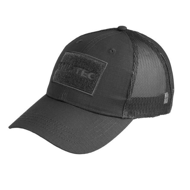 Кепка бейсболка тактическая Mil-Tec с сеткой Trucker Baseball Cap Black (12318502) - изображение 2