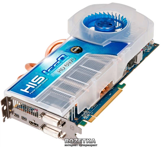 Видеокарта HIS PCI-Ex Radeon HD6970 2048MB GDDR5 (256bit) (900