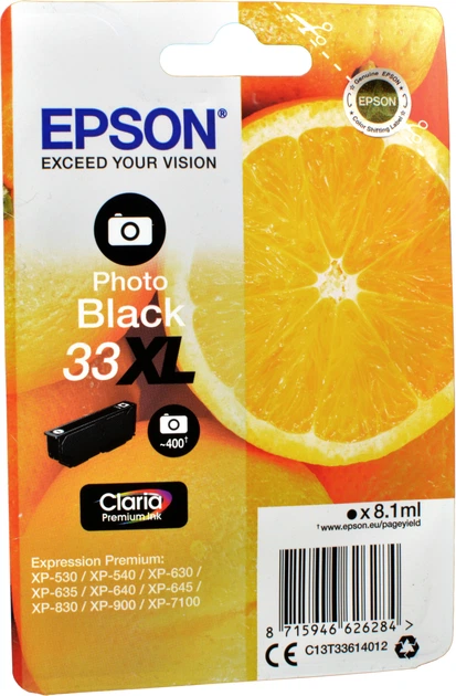 Картридж Epson T33 XL 8.1 мл Photo Black (C13T33614012) - зображення 2