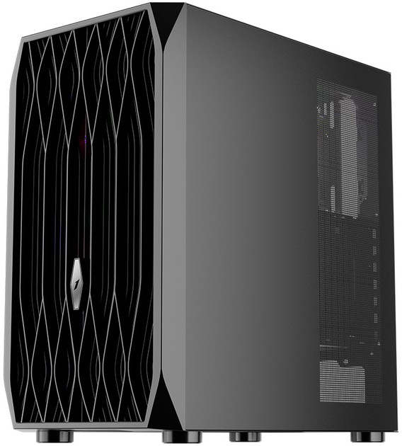 Корпус 1stPlayer AY7-4F1 Black - зображення 2