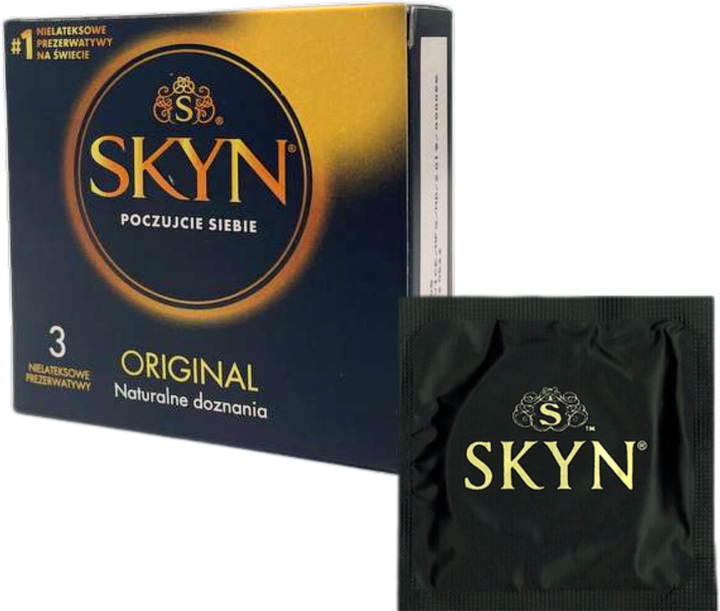 Презервативы Skyn Original без латекса 3 шт (ROZ6400230519) - Фото 2 Презервативы Skyn Original без латекса 3 шт (ROZ6400230519) - изображение 2