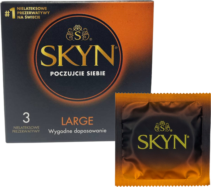 Презервативы Skyn Large XL без латекса 3 шт (ROZ6400230520) - изображение 2