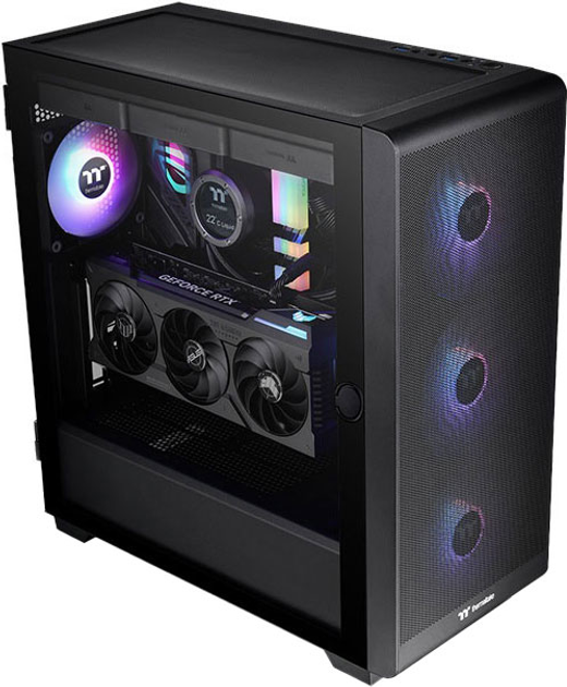 Obudowa Thermaltake S250 TG ARGB Black (CA-1Y6-00M1WN-00) - obraz 2