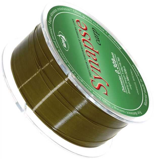 Волосінь Katran Synapse Carp 300 м 0.309 мм 7.12 кг Оливкова (35000047) - Фото 2 Волосінь Katran Synapse Carp 300 м 0.309 мм 7.12 кг Оливкова (35000047) - зображення 2