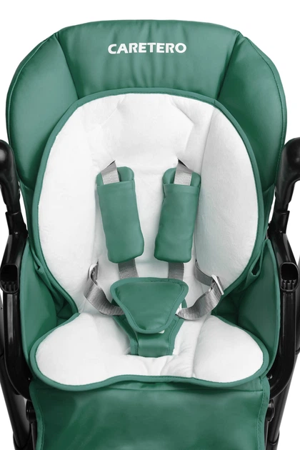 Стільчик для годування + гойдалка Caretero Indigo Black Green TERO-7651 (5908310397160) - зображення 11