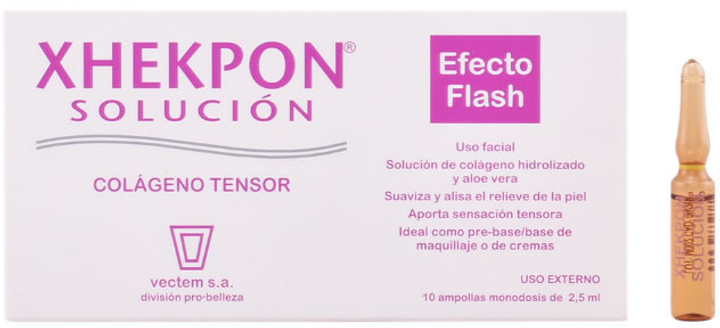 Сироватка для обличчя Xhekpon Tension Collagen Solution в ампулах 10 x 2.5 мл (8470001552440) - зображення 1