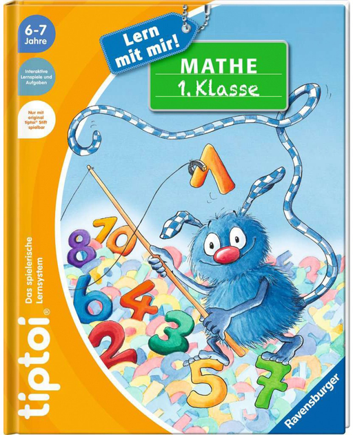 Książka dla dzieci Ravensburger Tiptoi Ucz się ze mną! Matematyka 1 klasa (9783473492848) - obraz 1