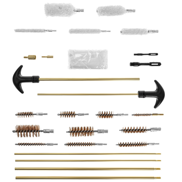 Набір для чищення зброї тактичний Mil-Tec Універсальний PUTZZEUG F.PISTOLE/GEWEHR MULTIKALIBER (16171100) - зображення 2