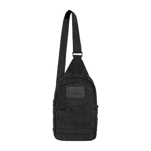 Сумка Mil-Tec тактическая через плече однолямковая Crossbody Bag Black (13726802) - изображение 1