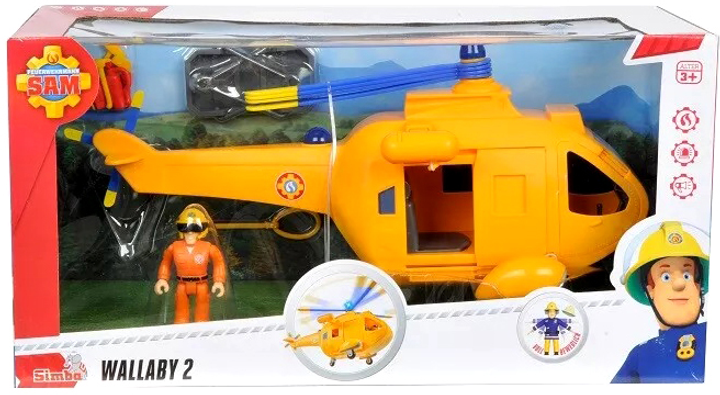 Helikopter Simba Fireman Sam Wallaby II (4006592007027) - obraz 1