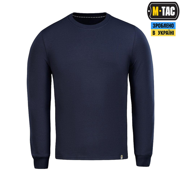 Тактичний M-Tac пуловер 4 Seasons Dark Navy Blue темно-синій M - зображення 2