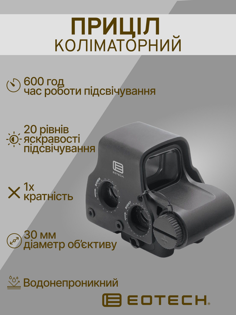 Коллиматорный прицел EOTech 68MOA/1MOA EXPS2-0 - изображение 2